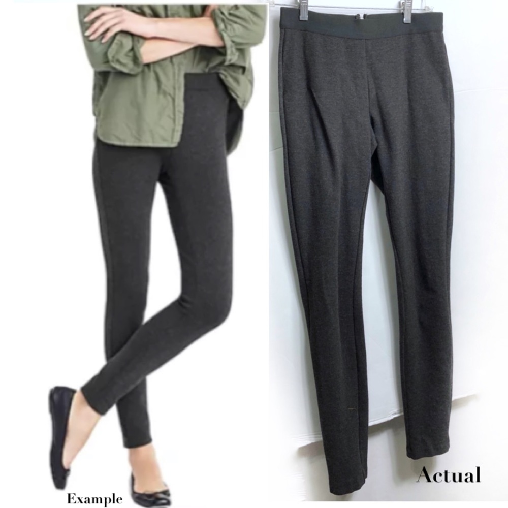 J.Crew Pixie Pant Stretch Ponte Heather Charcoal